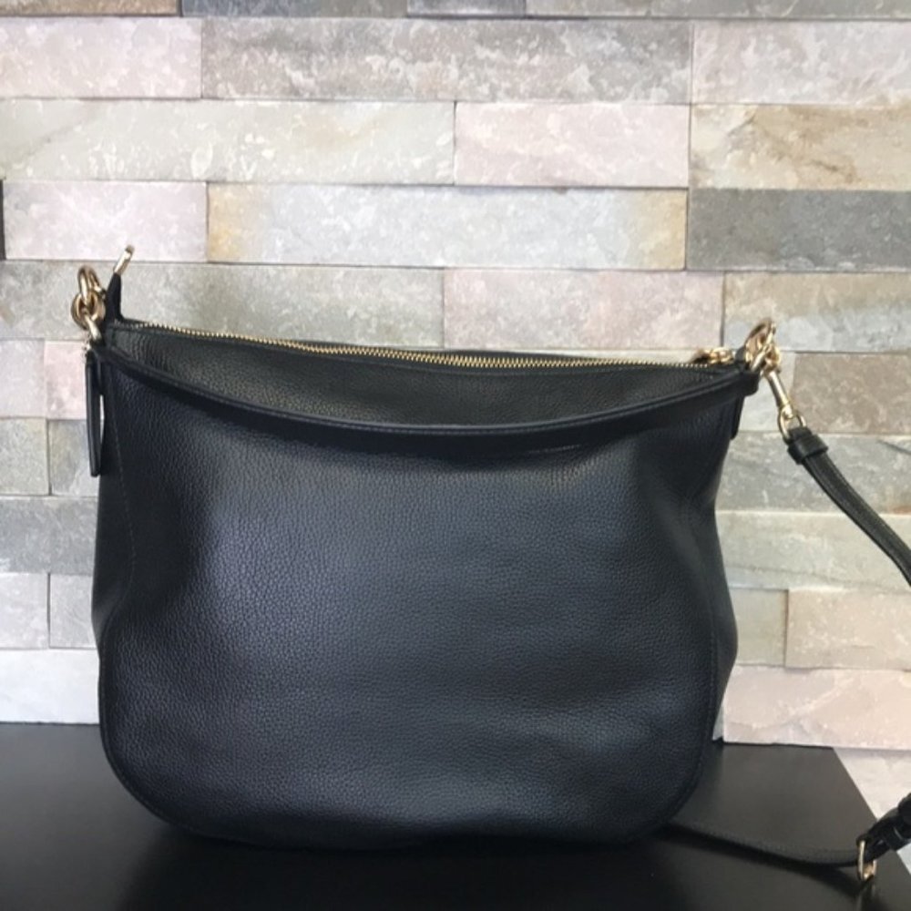 Coach Pebbled Leather Turnlock Hobo Crossbody - Picture 7 of 12